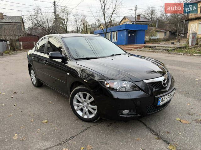 Черный Мазда 3, объемом двигателя 1.6 л и пробегом 189 тыс. км за 4300 $, фото 1 на Automoto.ua