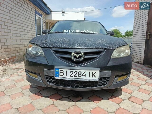 Черный Мазда 3, объемом двигателя 2 л и пробегом 359 тыс. км за 3500 $, фото 1 на Automoto.ua