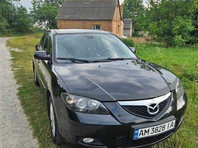 Черный Мазда 3, объемом двигателя 1.6 л и пробегом 212 тыс. км за 4300 $, фото 1 на Automoto.ua