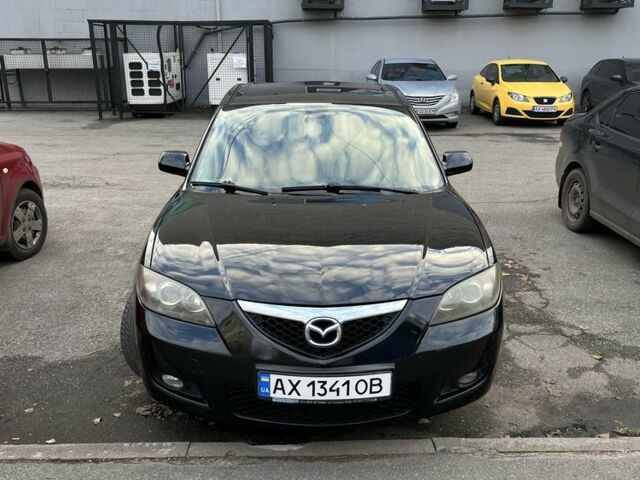 Черный Мазда 3, объемом двигателя 2 л и пробегом 166 тыс. км за 6000 $, фото 1 на Automoto.ua