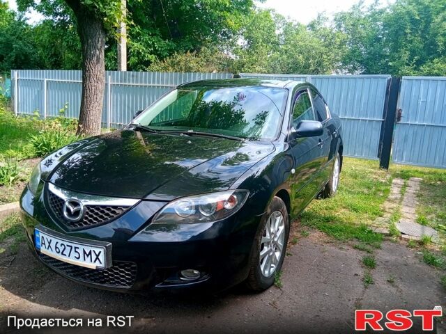 Черный Мазда 3, объемом двигателя 1.6 л и пробегом 158 тыс. км за 6500 $, фото 1 на Automoto.ua
