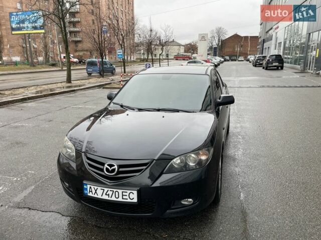 Черный Мазда 3, объемом двигателя 1.6 л и пробегом 122 тыс. км за 6500 $, фото 1 на Automoto.ua