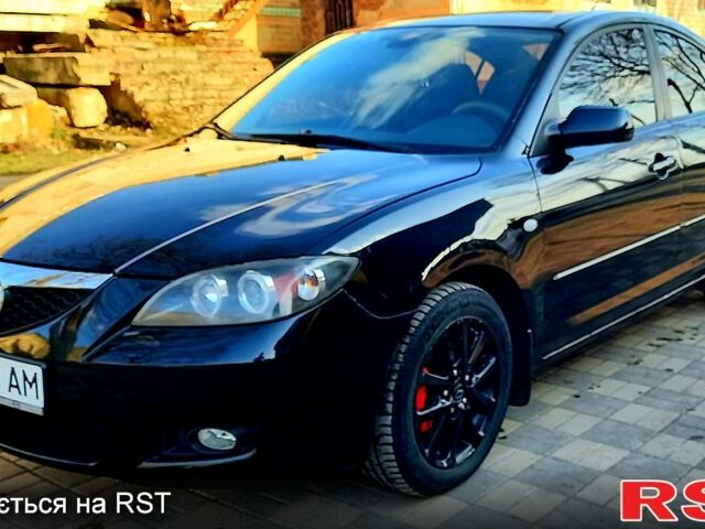 Черный Мазда 3, объемом двигателя 1.6 л и пробегом 270 тыс. км за 3900 $, фото 1 на Automoto.ua
