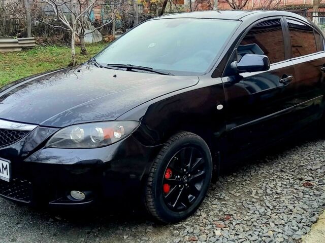 Черный Мазда 3, объемом двигателя 1.6 л и пробегом 260 тыс. км за 4100 $, фото 1 на Automoto.ua