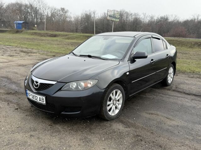 Черный Мазда 3, объемом двигателя 1.6 л и пробегом 225 тыс. км за 4250 $, фото 1 на Automoto.ua