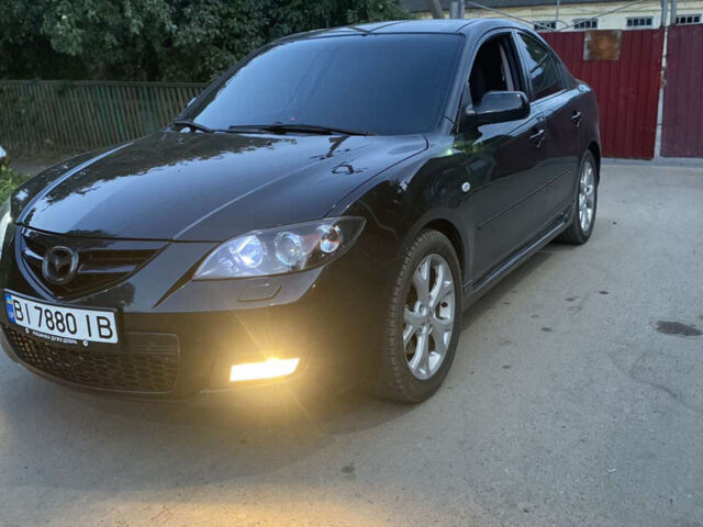 Черный Мазда 3, объемом двигателя 2 л и пробегом 204 тыс. км за 5500 $, фото 1 на Automoto.ua
