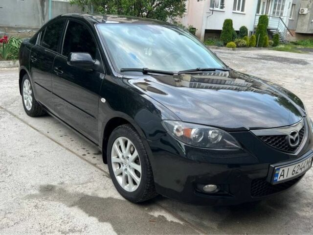 Черный Мазда 3, объемом двигателя 1.6 л и пробегом 222 тыс. км за 6100 $, фото 1 на Automoto.ua