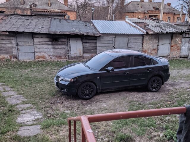 Чорний Мазда 3, об'ємом двигуна 1.6 л та пробігом 145 тис. км за 6000 $, фото 1 на Automoto.ua