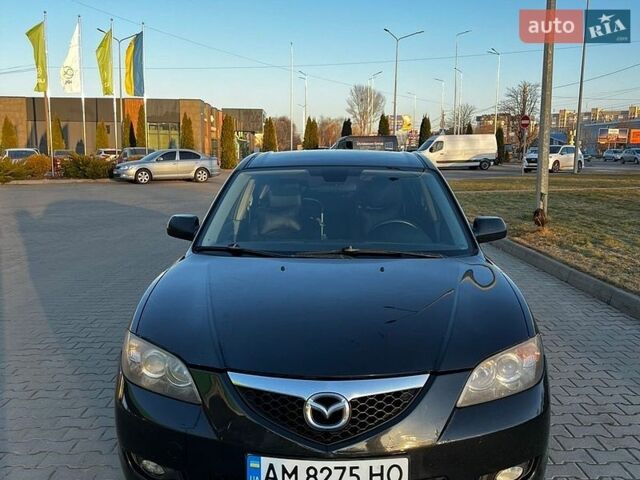 Черный Мазда 3, объемом двигателя 1.6 л и пробегом 260 тыс. км за 4800 $, фото 1 на Automoto.ua