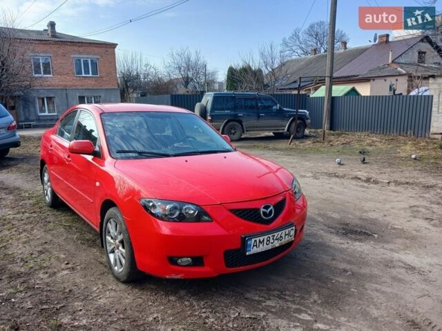 Черный Мазда 3, объемом двигателя 1.6 л и пробегом 221 тыс. км за 4500 $, фото 1 на Automoto.ua