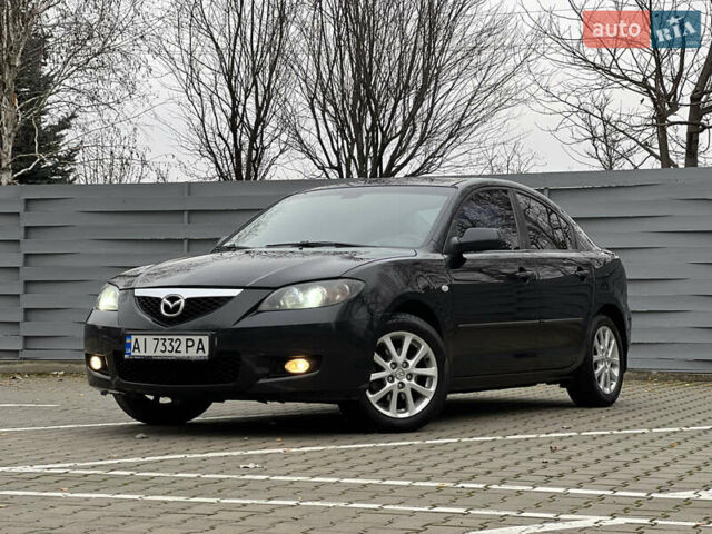 Черный Мазда 3, объемом двигателя 1.6 л и пробегом 256 тыс. км за 5450 $, фото 1 на Automoto.ua