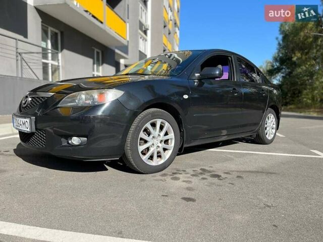 Черный Мазда 3, объемом двигателя 1.6 л и пробегом 141 тыс. км за 4700 $, фото 1 на Automoto.ua