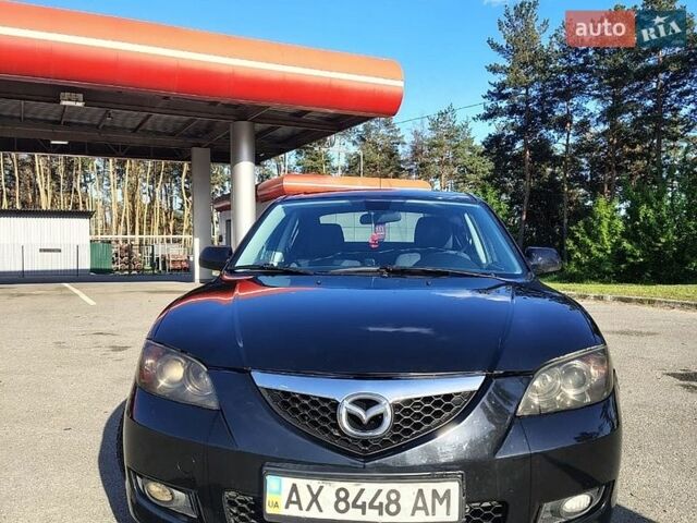 Черный Мазда 3, объемом двигателя 1.6 л и пробегом 277 тыс. км за 4200 $, фото 1 на Automoto.ua