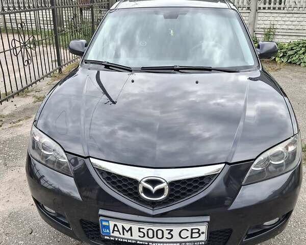 Чорний Мазда 3, об'ємом двигуна 1.6 л та пробігом 208 тис. км за 6600 $, фото 1 на Automoto.ua