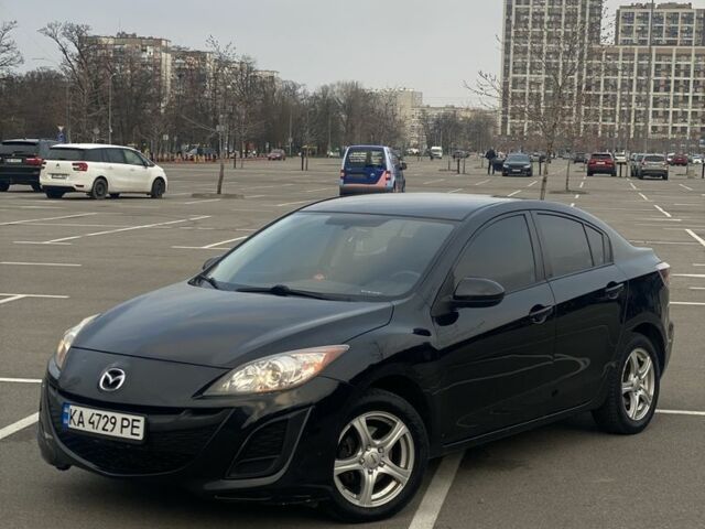 Черный Мазда 3, объемом двигателя 2 л и пробегом 250 тыс. км за 6950 $, фото 1 на Automoto.ua