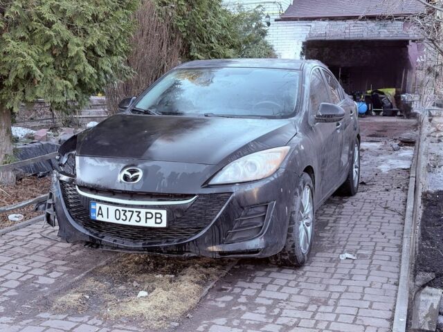 Черный Мазда 3, объемом двигателя 2 л и пробегом 160 тыс. км за 4800 $, фото 1 на Automoto.ua