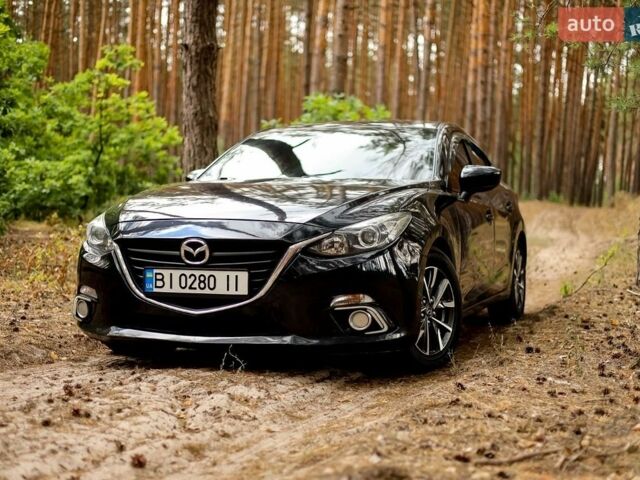 Черный Мазда 3, объемом двигателя 2 л и пробегом 192 тыс. км за 9500 $, фото 1 на Automoto.ua