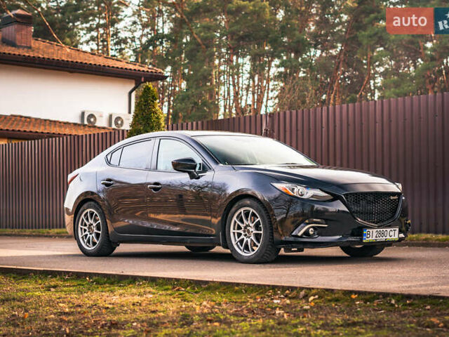 Черный Мазда 3, объемом двигателя 2.5 л и пробегом 124 тыс. км за 12900 $, фото 1 на Automoto.ua