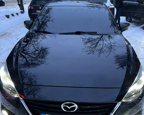 Черный Мазда 3, объемом двигателя 2 л и пробегом 161 тыс. км за 9500 $, фото 1 на Automoto.ua