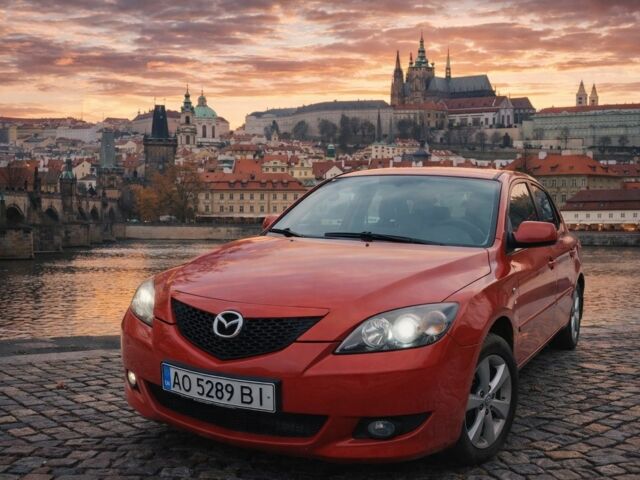 Красный Мазда 3, объемом двигателя 1.6 л и пробегом 201 тыс. км за 3500 $, фото 1 на Automoto.ua