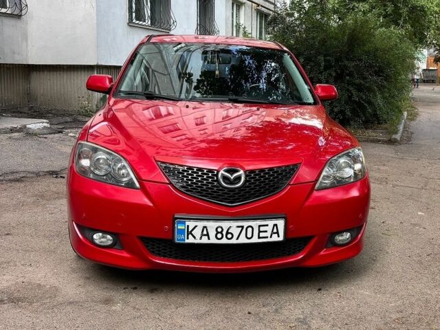 Красный Мазда 3, объемом двигателя 1.6 л и пробегом 248 тыс. км за 4800 $, фото 1 на Automoto.ua