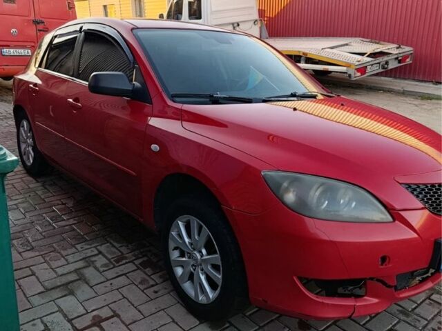 Красный Мазда 3, объемом двигателя 1.6 л и пробегом 280 тыс. км за 1750 $, фото 1 на Automoto.ua