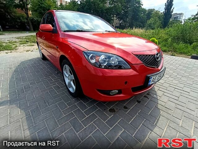 Красный Мазда 3, объемом двигателя 2 л и пробегом 202 тыс. км за 3650 $, фото 1 на Automoto.ua
