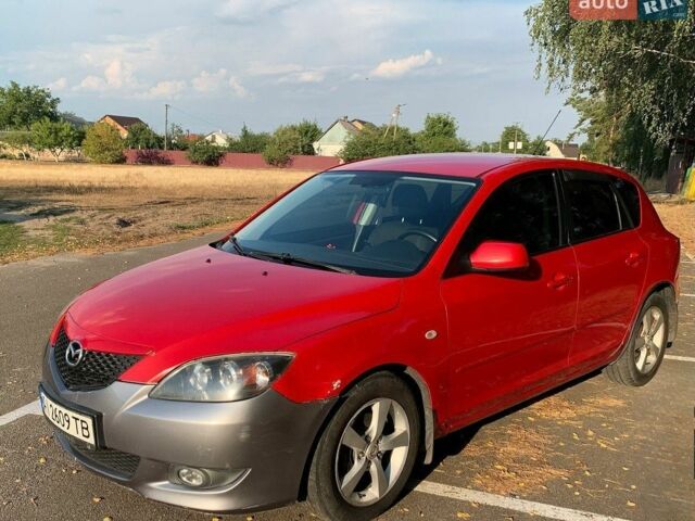 Красный Мазда 3, объемом двигателя 1.6 л и пробегом 350 тыс. км за 4500 $, фото 1 на Automoto.ua