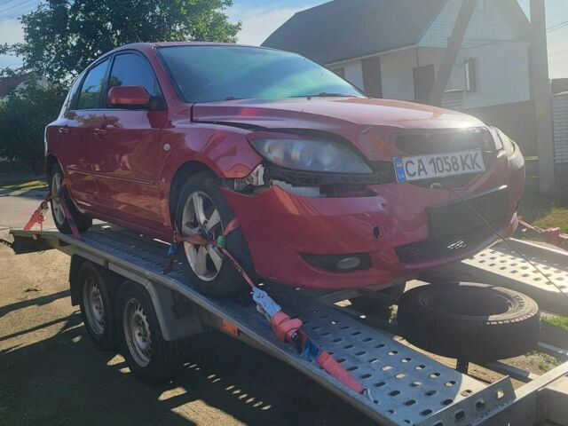 Червоний Мазда 3, об'ємом двигуна 1.6 л та пробігом 230 тис. км за 1800 $, фото 1 на Automoto.ua