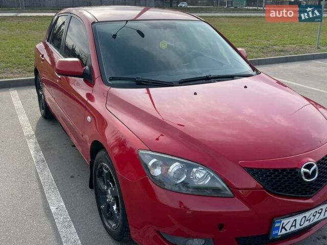 Красный Мазда 3, объемом двигателя 1.6 л и пробегом 198 тыс. км за 2990 $, фото 1 на Automoto.ua