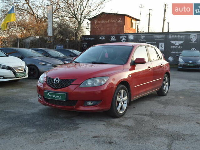 Красный Мазда 3, объемом двигателя 1.6 л и пробегом 212 тыс. км за 5100 $, фото 1 на Automoto.ua