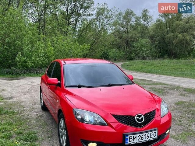 Красный Мазда 3, объемом двигателя 1.6 л и пробегом 246 тыс. км за 5300 $, фото 1 на Automoto.ua