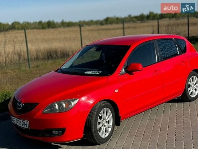 Красный Мазда 3, объемом двигателя 1.6 л и пробегом 235 тыс. км за 4900 $, фото 1 на Automoto.ua