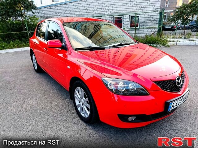 Красный Мазда 3, объемом двигателя 1.6 л и пробегом 180 тыс. км за 5350 $, фото 1 на Automoto.ua