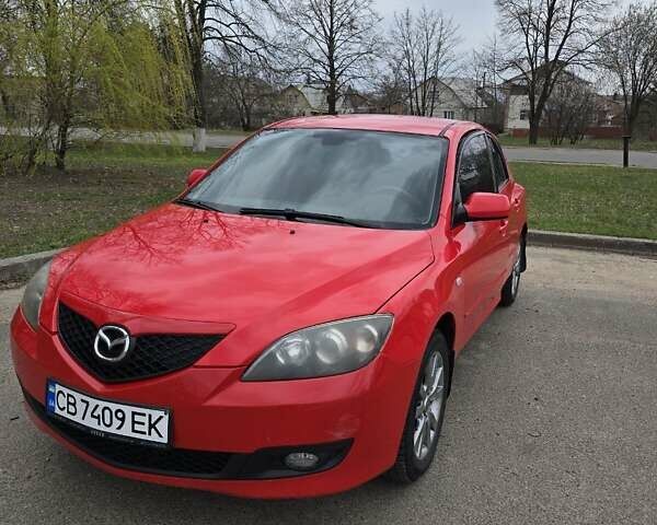 Красный Мазда 3, объемом двигателя 1.6 л и пробегом 222 тыс. км за 4900 $, фото 1 на Automoto.ua