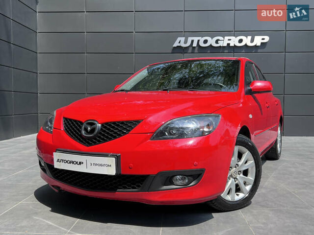 Красный Мазда 3, объемом двигателя 1.6 л и пробегом 68 тыс. км за 5999 $, фото 1 на Automoto.ua