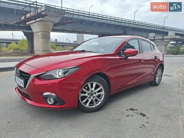 Красный Мазда 3, объемом двигателя 2 л и пробегом 147 тыс. км за 10499 $, фото 1 на Automoto.ua