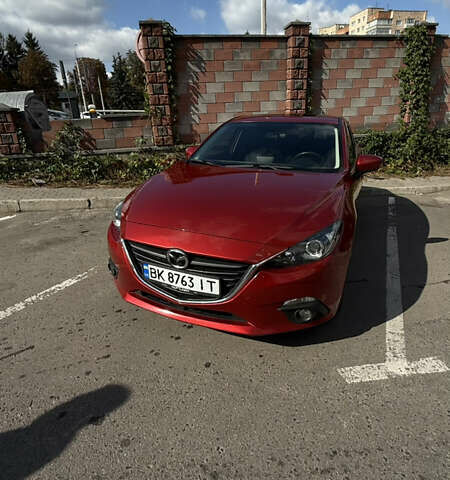 Красный Мазда 3, объемом двигателя 2 л и пробегом 65 тыс. км за 14800 $, фото 1 на Automoto.ua