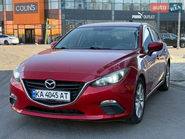 Красный Мазда 3, объемом двигателя 2 л и пробегом 142 тыс. км за 9900 $, фото 1 на Automoto.ua