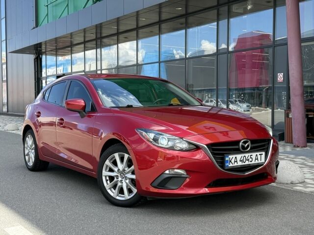 Красный Мазда 3, объемом двигателя 2 л и пробегом 142 тыс. км за 9800 $, фото 1 на Automoto.ua