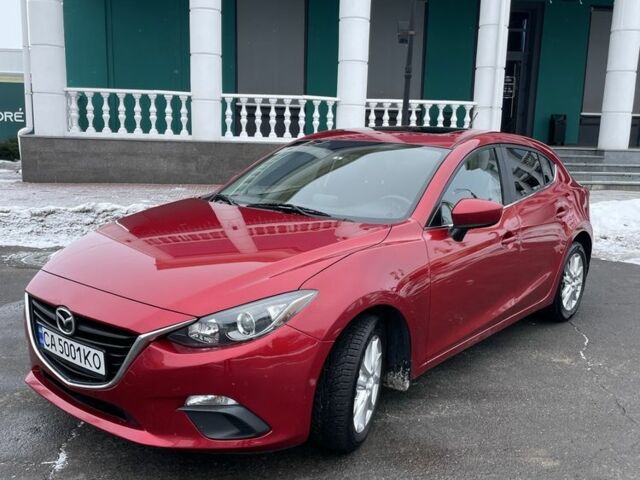 Красный Мазда 3, объемом двигателя 2 л и пробегом 127 тыс. км за 11700 $, фото 1 на Automoto.ua