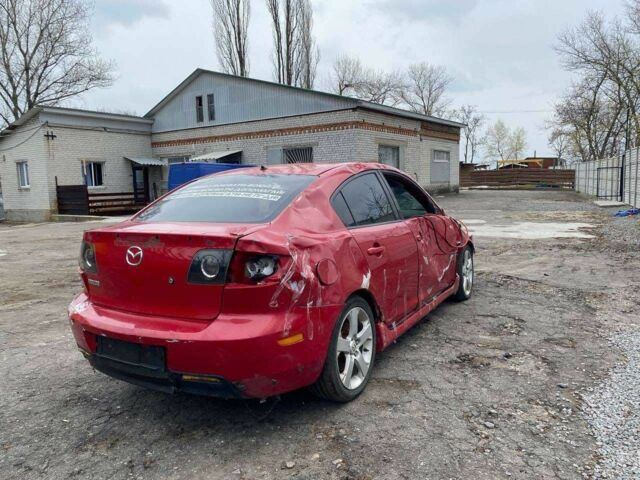 Красный Мазда 3, объемом двигателя 2 л и пробегом 230 тыс. км за 2500 $, фото 1 на Automoto.ua