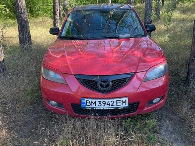 Красный Мазда 3, объемом двигателя 1.6 л и пробегом 190 тыс. км за 4500 $, фото 1 на Automoto.ua