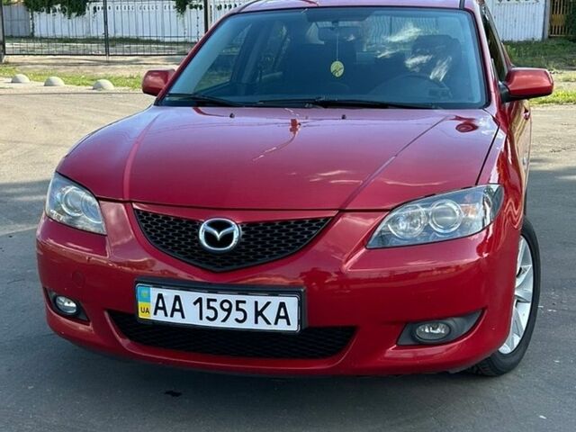 Красный Мазда 3, объемом двигателя 1.6 л и пробегом 171 тыс. км за 5200 $, фото 1 на Automoto.ua