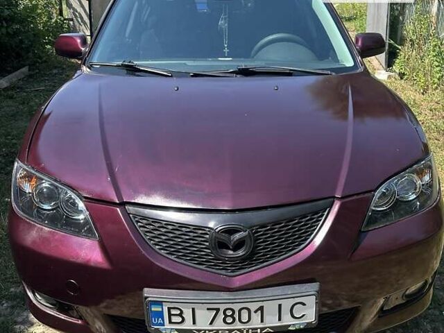 Красный Мазда 3, объемом двигателя 1.6 л и пробегом 390 тыс. км за 4000 $, фото 1 на Automoto.ua