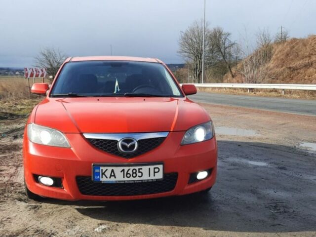 Красный Мазда 3, объемом двигателя 1.6 л и пробегом 250 тыс. км за 4800 $, фото 1 на Automoto.ua