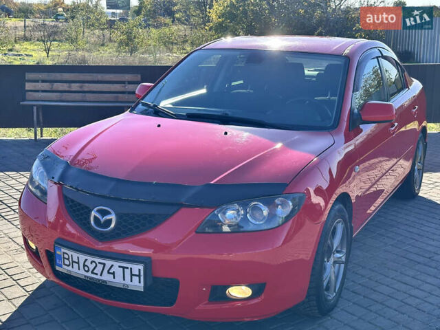 Мазда 3 2007 в Одессе на Automoto.ua Красный Мазда 3, объемом двигателя 1.6 л и пробегом 214 тыс. км за 5700 $, фото 1 на Automoto.ua
