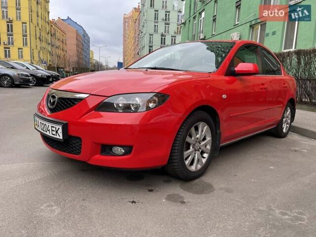Красный Мазда 3, объемом двигателя 1.6 л и пробегом 106 тыс. км за 5600 $, фото 1 на Automoto.ua