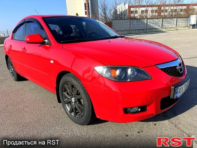 Красный Мазда 3, объемом двигателя 1.6 л и пробегом 156 тыс. км за 6700 $, фото 1 на Automoto.ua