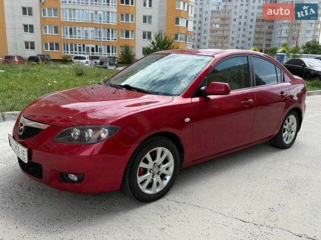 Красный Мазда 3, объемом двигателя 1.6 л и пробегом 221 тыс. км за 5400 $, фото 1 на Automoto.ua